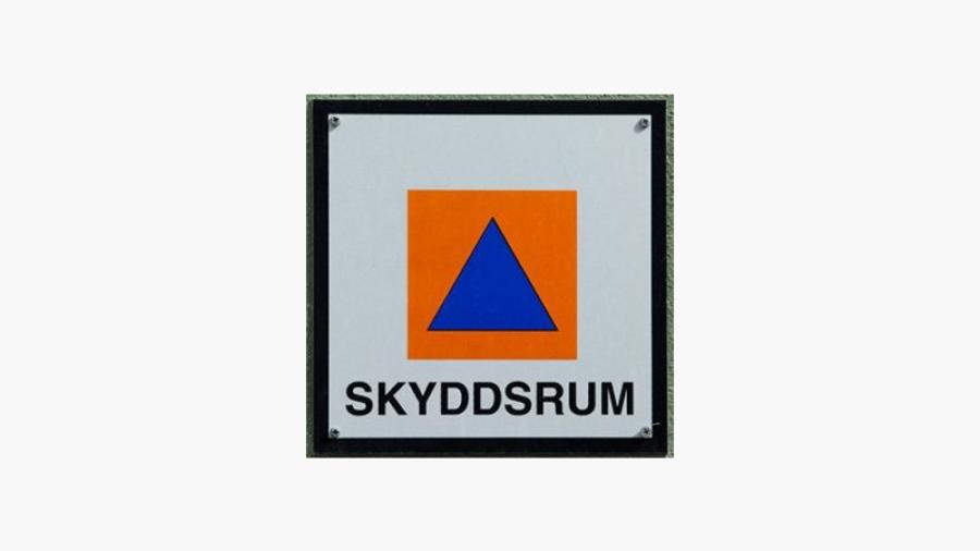 Skyddsrumsskylt